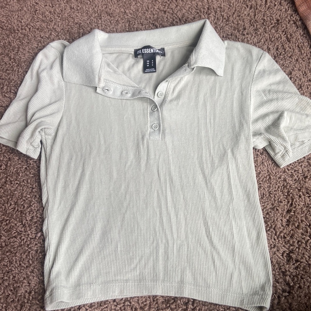 COPY - Green collared shirt